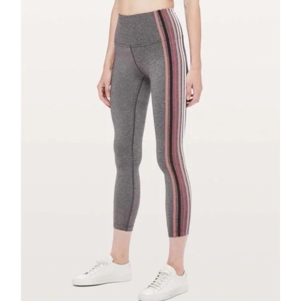 Lululemon Take A Hint 7/8 Tight *25" Heathered Gray Size 6